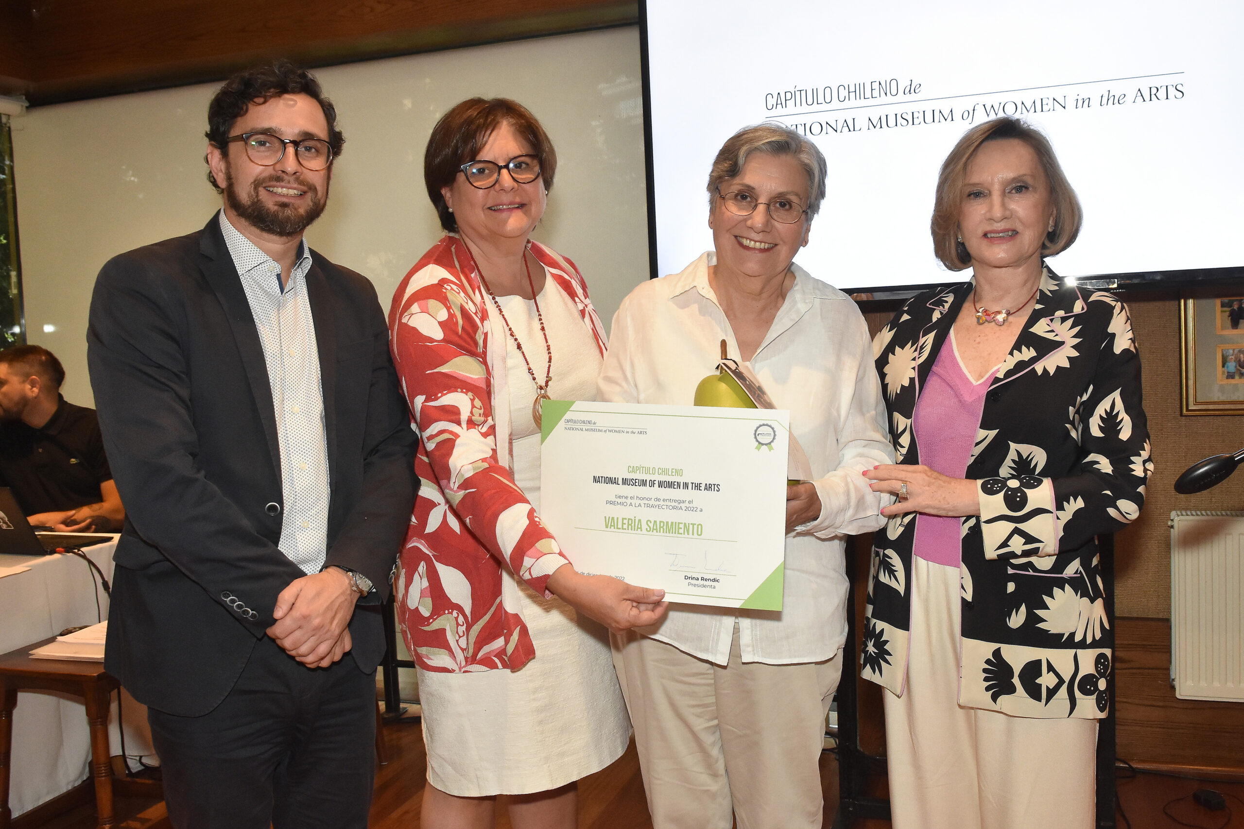 Valeria Sarmiento, Premio a la Trayectoria 2022 del NMWA-Chile